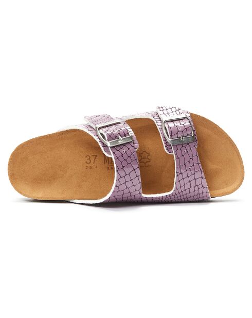 Mules Alberto lilas