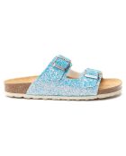 Mules Alberto bleu/strass