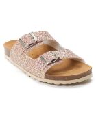 Mules Alberto rose/strass