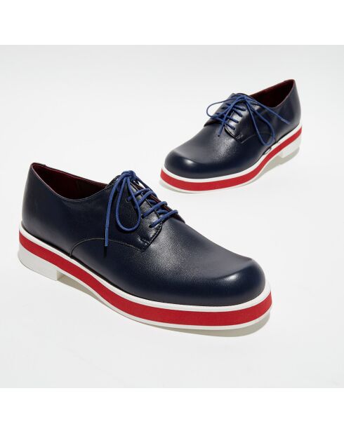 Derbies en Cuir Punab marine