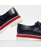 Derbies en Cuir Punab marine