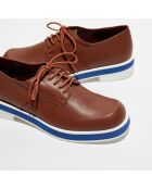 Derbies en Cuir Punab cognac