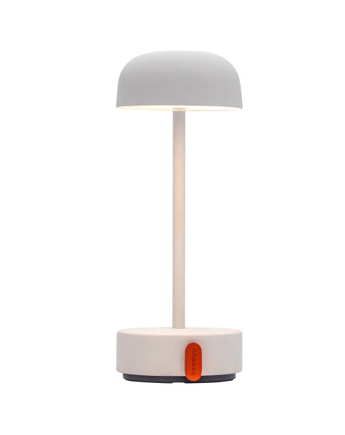 Lampe de table rechargeable Fokus blanche - 20x10x25 cm