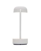 Lampe de table rechargeable Fokus blanche - 20x10x25 cm