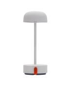 Lampe de table rechargeable Fokus blanche - 20x10x25 cm