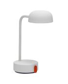 Lampe de table rechargeable Fokus blanche - 20x10x25 cm