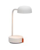 Lampe de table rechargeable Fokus blanche - 20x10x25 cm