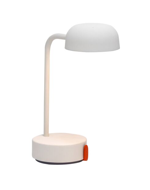 Lampe de table rechargeable Fokus blanche - 20x10x25 cm