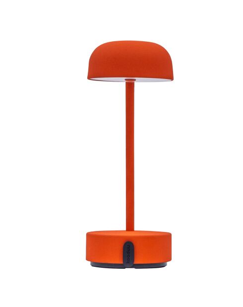 Lampe de table rechargeable Fokus orange - 20x10x25 cm