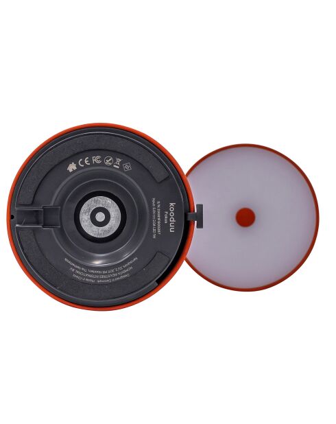 Lampe de table rechargeable Fokus orange - 20x10x25 cm