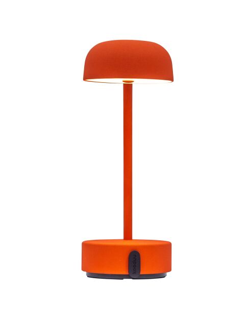 Lampe de table rechargeable Fokus orange - 20x10x25 cm
