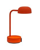 Lampe de table rechargeable Fokus orange - 20x10x25 cm