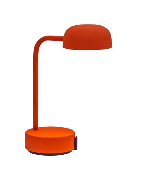 Lampe de table rechargeable Fokus orange - 20x10x25 cm