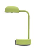 Lampe de table rechargeable Fokus verte - 20x10x25 cm