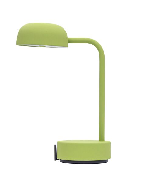 Lampe de table rechargeable Fokus verte - 20x10x25 cm