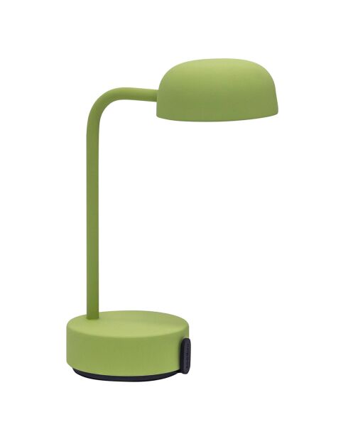 Lampe de table rechargeable Fokus verte - 20x10x25 cm