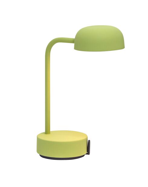 Lampe de table rechargeable Fokus verte - 20x10x25 cm