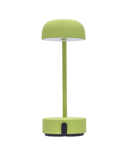 Lampe de table rechargeable Fokus verte - 20x10x25 cm
