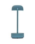 Lampe de table rechargeable Fokus bleue - 20x10x25 cm