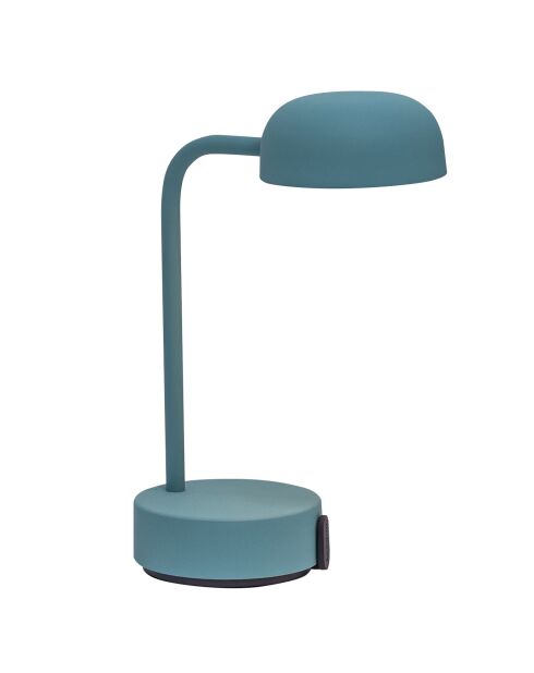 Lampe de table rechargeable Fokus bleue - 20x10x25 cm