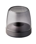 Bougeoir Glow 10  gris - 9x9xx9 cm