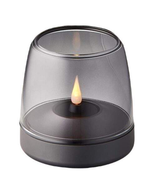 Bougeoir Glow 10  gris - 9x9xx9 cm