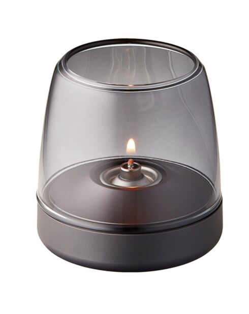 Bougeoir Glow 10  gris - 9x9xx9 cm