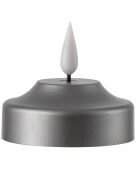 Bougie Shine LED noire - D.7x6 cm