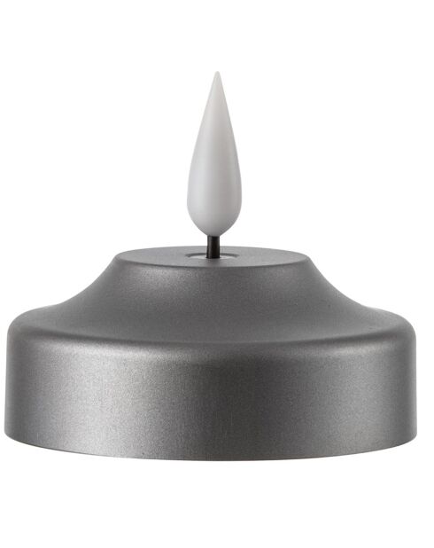 Bougie Shine LED noire - D.7x6 cm