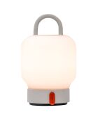 Lampe de table Loome blanche - 13x13x21 cm