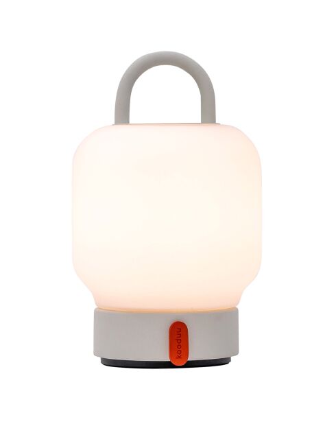Lampe de table Loome blanche - 13x13x21 cm