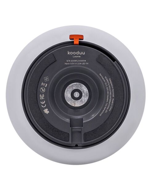 Lampe de table Loome anthracite - 13x13x21 cm