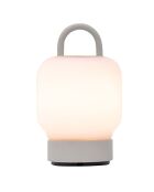 Lampe de table Loome blanche - 13x13x21 cm