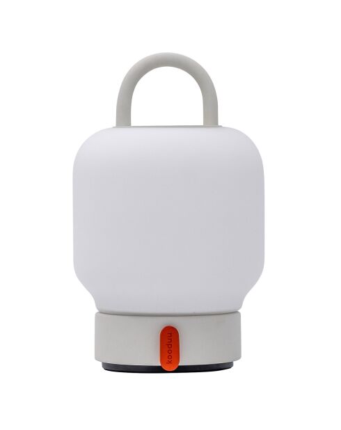 Lampe de table Loome blanche - 13x13x21 cm