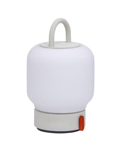 Lampe de table Loome blanche - 13x13x21 cm