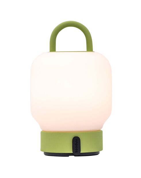 Lampe de table Loome verte - 13x13x21 cm