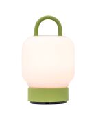 Lampe de table Loome verte - 13x13x21 cm
