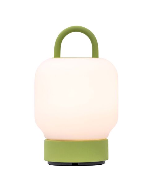 Lampe de table Loome verte - 13x13x21 cm