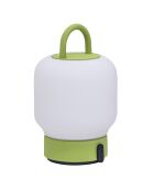 Lampe de table Loome verte - 13x13x21 cm