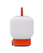 Lampe de table Loome orange - 13x13x21 cm
