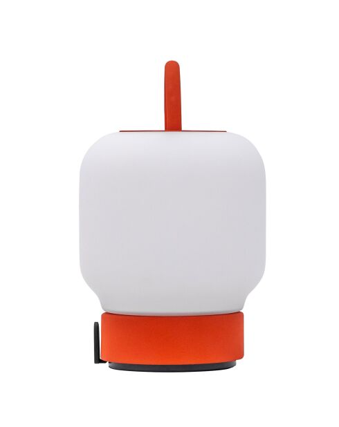 Lampe de table Loome orange - 13x13x21 cm