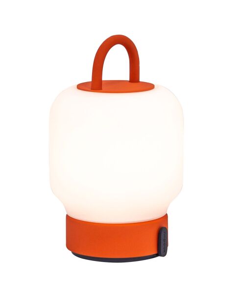Lampe de table Loome orange - 13x13x21 cm