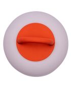 Lampe de table Loome orange - 13x13x21 cm