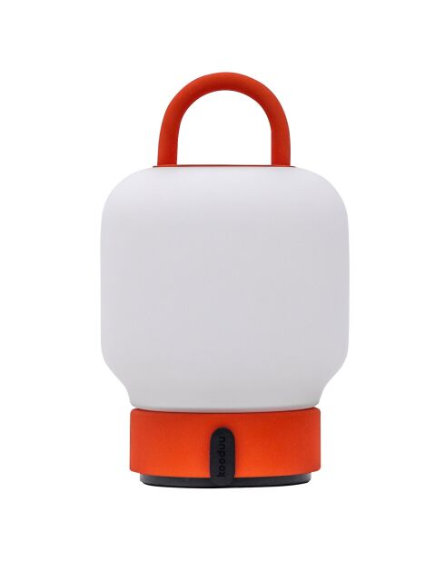 Lampe de table Loome orange - 13x13x21 cm