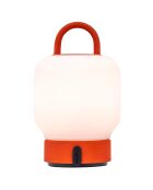 Lampe de table Loome orange - 13x13x21 cm