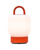 Lampe de table Loome orange - 13x13x21 cm