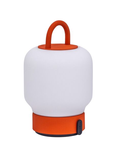 Lampe de table Loome orange - 13x13x21 cm