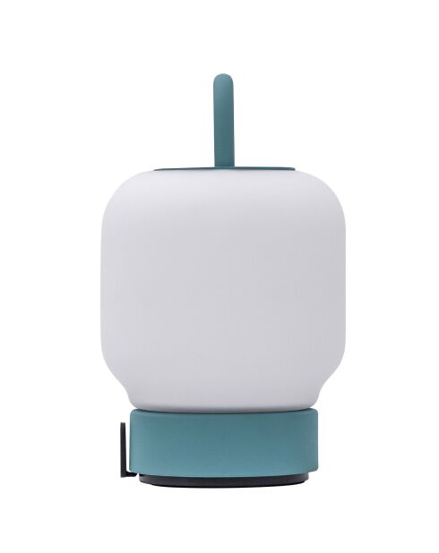 Lampe de table Loome bleue - 13x13x21 cm