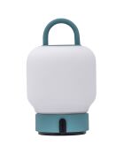 Lampe de table Loome bleue - 13x13x21 cm