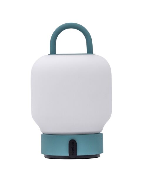 Lampe de table Loome bleue - 13x13x21 cm